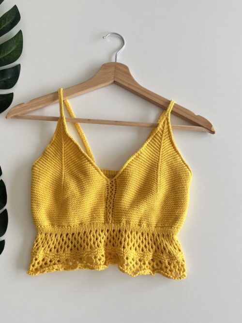 Top amarillo punto