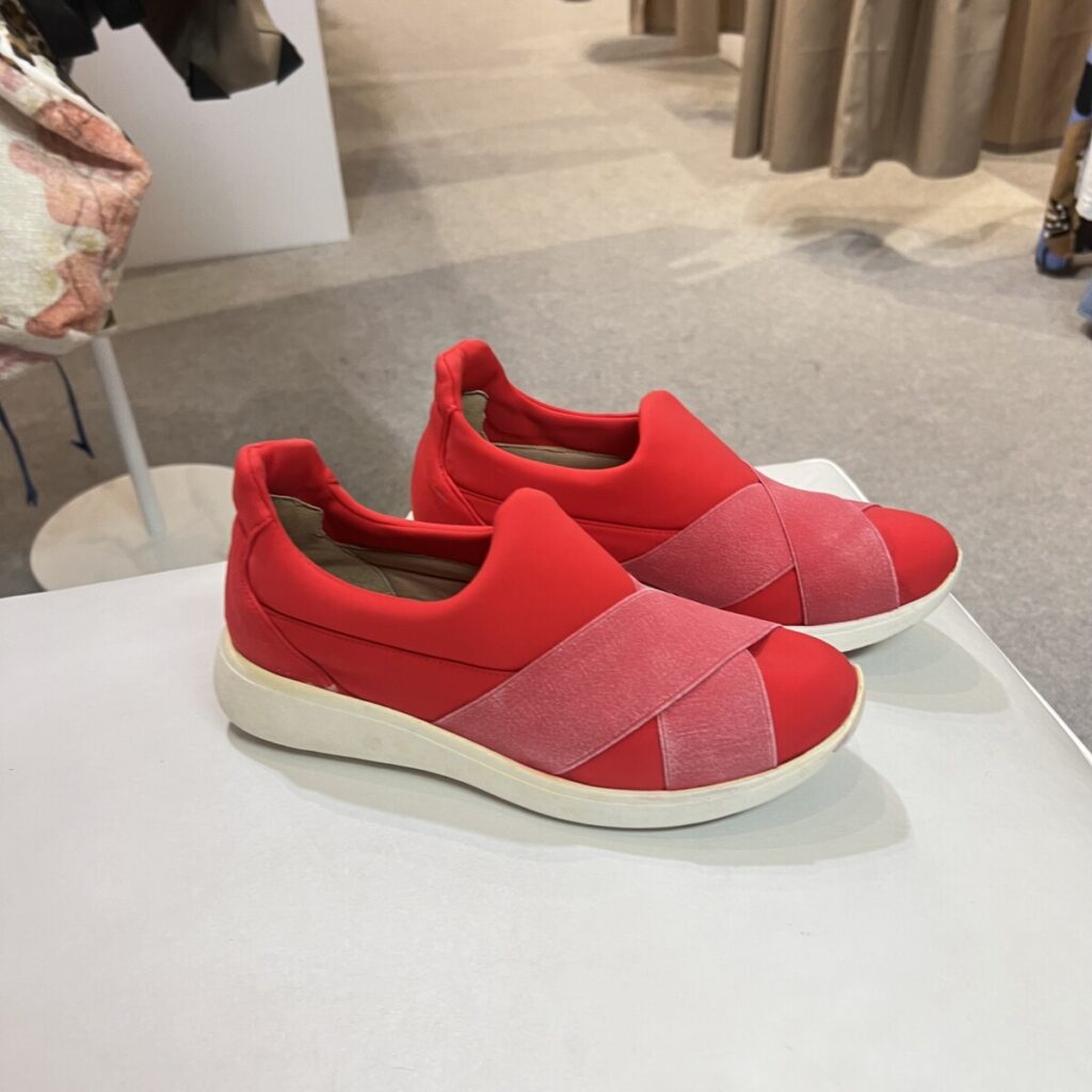 Championes rojos elástico