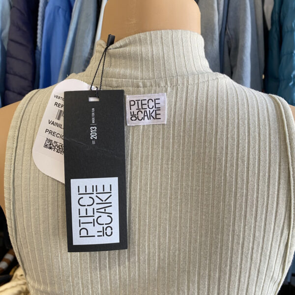 Vestido Piece Of Cake beige, con etiqueta - Image 8