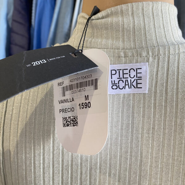 Vestido Piece Of Cake beige, con etiqueta - Image 9
