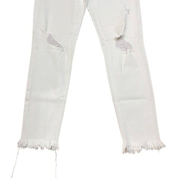Jean Justusa blanco con roturas - Image 3