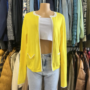 Saco Guapa amarillo con blanco