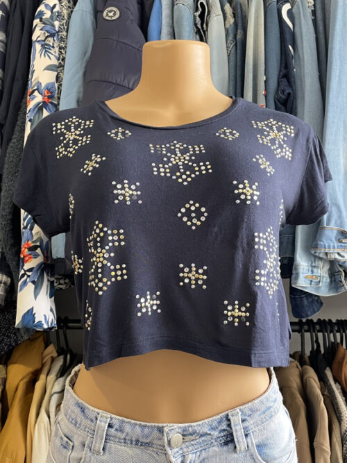 Remera Daniel Cassin azul marino