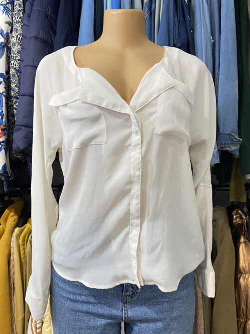Camisa Boho blanca