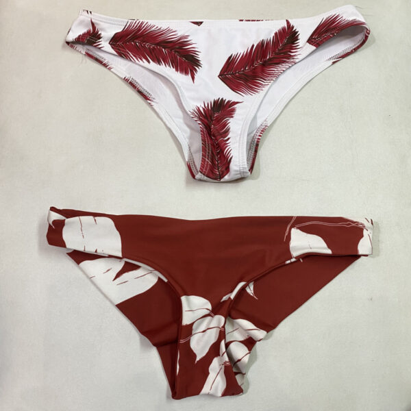 Partes de abajo | Roja con blanco / Bordo / Roja