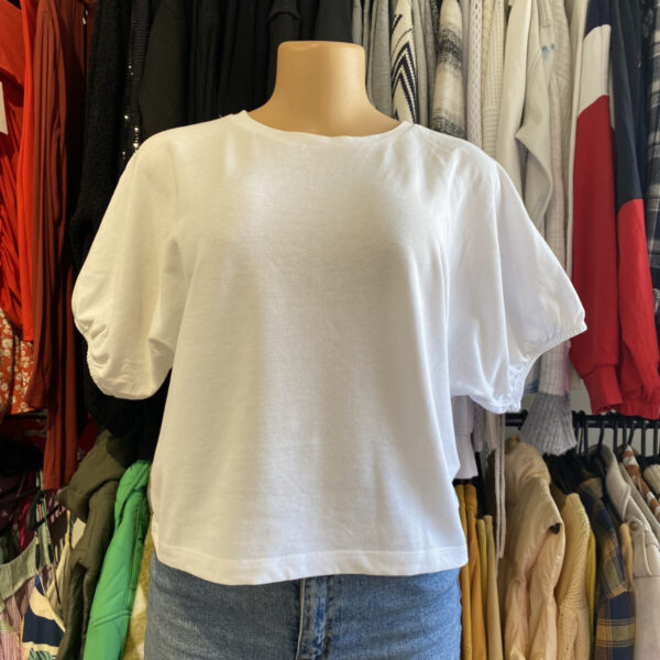 Remera Indian blanca manga princesa