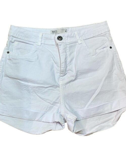 Short Bluesteel denim blanco