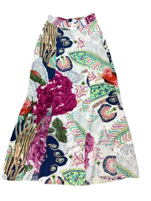 Pollera larga estampada