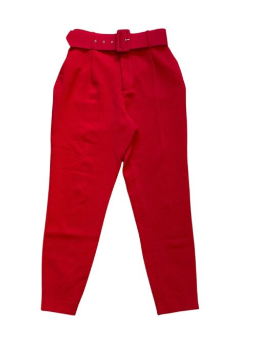 Pantalón formal Zara rojo
