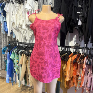 Vestido Shein fucsia atado