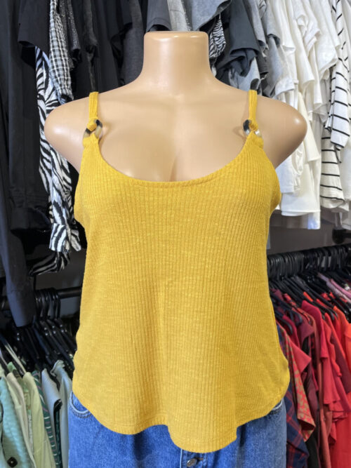 Musculosa Allie mostaza