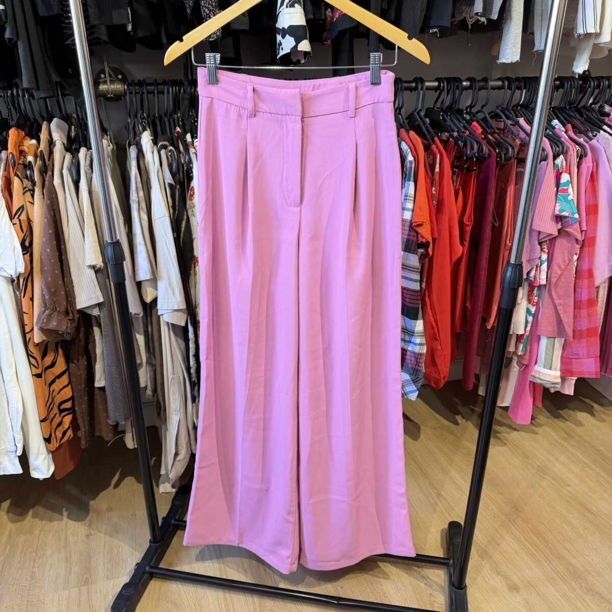 Pantalón sastrero Shein rosado