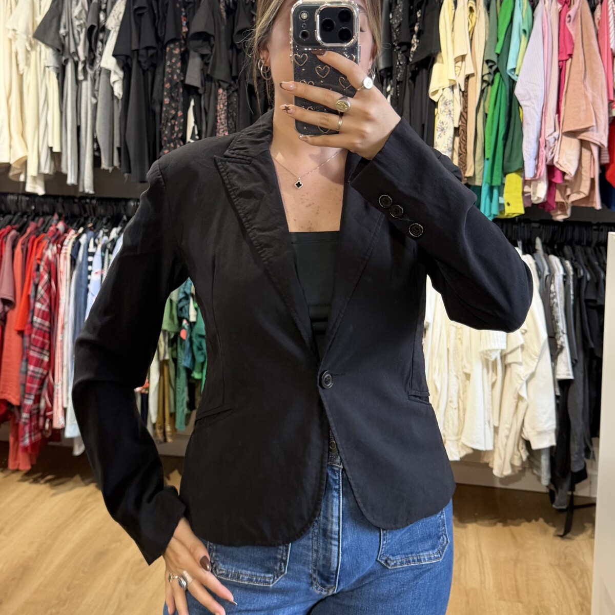 Blazer Zara negro